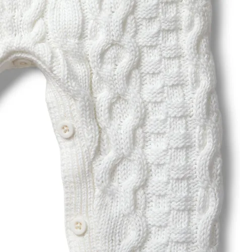 Miniatura 5 de Hope & Henry Layette - Suéter de cuerpo entero, tejido para bebé