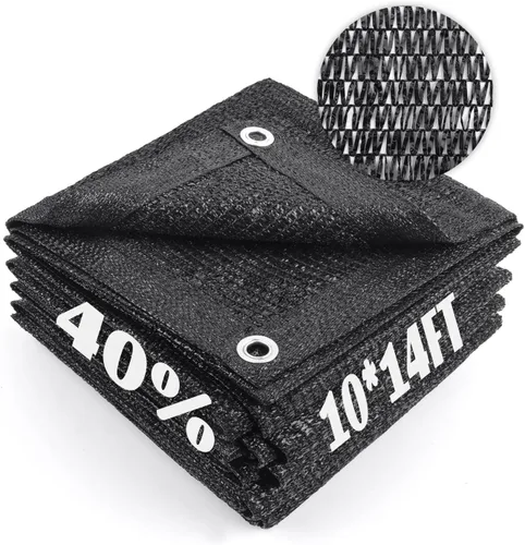 Miniatura 130 de Cool Area Lona de malla con ojales para cubierta de plantas, toldo de patio de 10 x 20 pies, para jardín, pérgola, invernadero, coche, granero, 55%