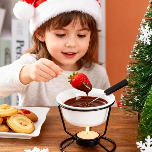 Miniatura 5 de 2 calentadores de mantequilla para mariscos, calentadores de mantequilla de cerámica para chocolate o queso, para fondue, aptos para lavavajillas