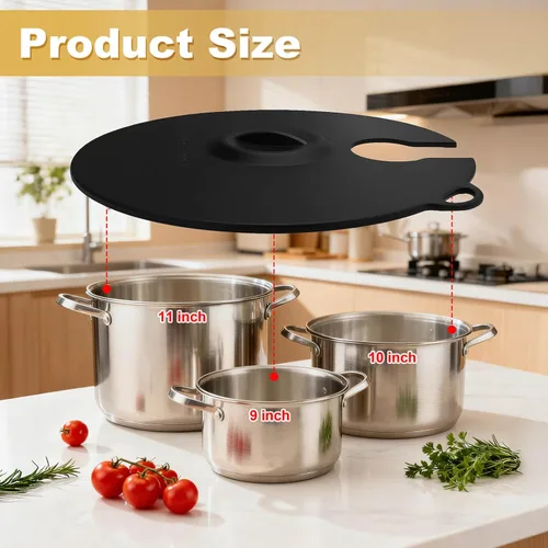 Miniatura 3 de Sous Vide - Tapas de silicona de precisión para cocinar hasta 11 ollas, compatible con cocinas de precisión Anova/Joule/Inkbird Culinary Sous Vide
