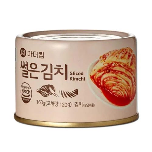 (5 piezas) enlatado Kimchi Camping Viaje al aire libre Alimentos de emergencia para una sola persona Hogar MRE (Kimchi en rodajas)
