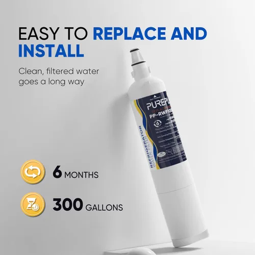 Miniatura 6 de PUREPLUS 5231JA2006A NSF/ANSI 401, 53, 42 y NSF P473 Filtro de agua para refrigerador de repuesto certificado para LG LT600P kenmore 469990, 9990