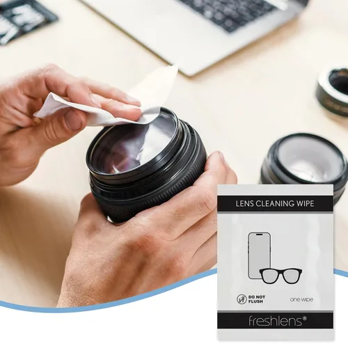 Miniatura 6 de FRESHLENS Toallitas de limpieza – Toallitas para lentes, gafas de sol y teléfono celular – Sin arañazos – Toallas prehumedecidas sin rayas
