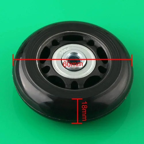 Miniatura 4 de F-BER Kit de reemplazo de ruedas de equipaje para maleta, ruedas OD40-2.520 in, ABEC 608zz, juego de 2