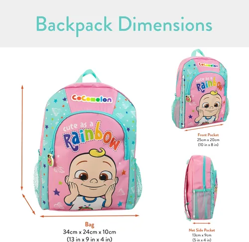 Miniatura 6 de Cocomelon Mochila Infantil JJ Rosa, Rosado