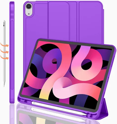 Miniatura 38 de iMieet Funda para iPad Air de 11 pulgadas M3 (2025) / M2 (2024), iPad Air de 5ª/4ª generación 2022/2020 de 10.9 pulgadas con soporte para lápices