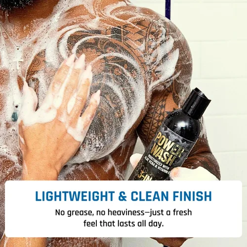 Miniatura 8 de Derm Dude Gel de baño 3 en 1, champú y acondicionador para hombres Gel de ducha hidratante diario con aloe vera y vitamina E Todo