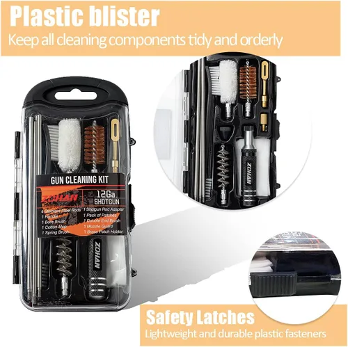 Miniatura 5 de ZOHAN Shotgun Cleaning Kit for 12 Gauge,Shotgun Cleaner Supplies Gun Cleaning Kit with Gun Cleaning Brush