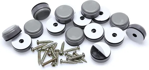 Miniatura 6 de GorillaGlides Deslizadores de Silla de 1 Pulgada/Protectores de Piso para Muebles (16 Deslizadores de Muebles) Autoadhesivos, con Tornillo