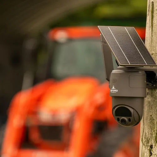 Miniatura 7 de TACTACAM – Cámara de seguridad celular Defend 360, fotos 4K, video 1080p, batería solar + recargable, panorámica/inclinación/zoom de 360°, LTE