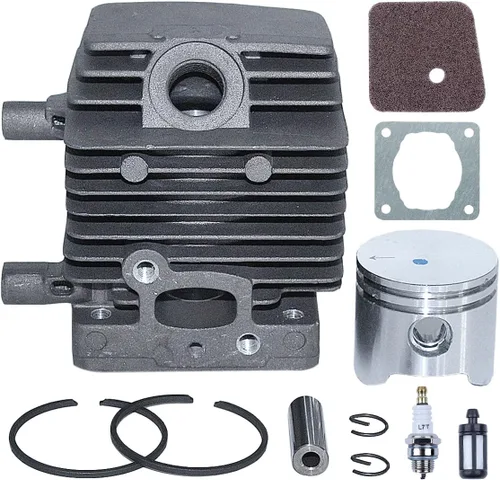 Miniatura 9 de Pistón de cilindro de 1.339 in para Stihl FS75 FS80 FS85 HT70 HS80 HS85 KA85 SP81 SP85 HT75, Cylionder, Kit de pistón, filtro de combustible, Flter