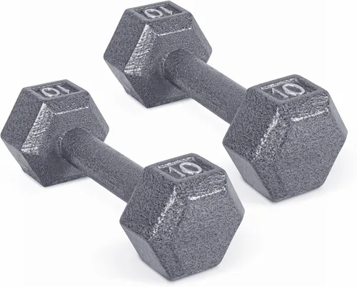 Miniatura 21 de CAP Barbell Mancuerna hexagonal de hierro fundido Múltiples opciones