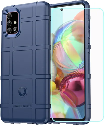 Miniatura 103 de Funda EUAGVQY para Samsung A70 Galaxy A70, Funda de Fibra de Carbono de TPU Blanda Antideslizante Duradera y Ligera, Funda Protectora para Samsung