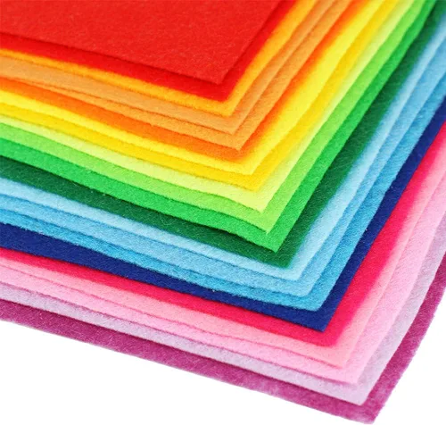 Miniatura 2 de Hojas de fieltro, 40 piezas de 8 x 12 pulgadas (7.9 x 11.8 in), 0.039 in de grosor, hojas de tela de fieltro suave de 0.039 in de grosor, cuadrados