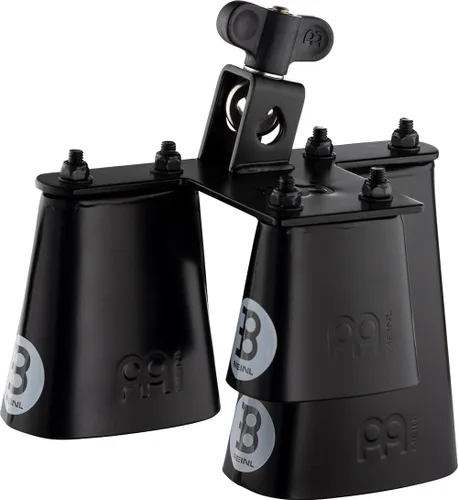 Meinl Percussion SLTRI-BK - Campana triple de acero con recubrimiento en polvo negro