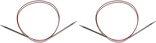 Miniatura 2 de ChiaoGoo SS Red Lace Circular, 47 pulgadas (47.2 in), US 0 (0.079 in)