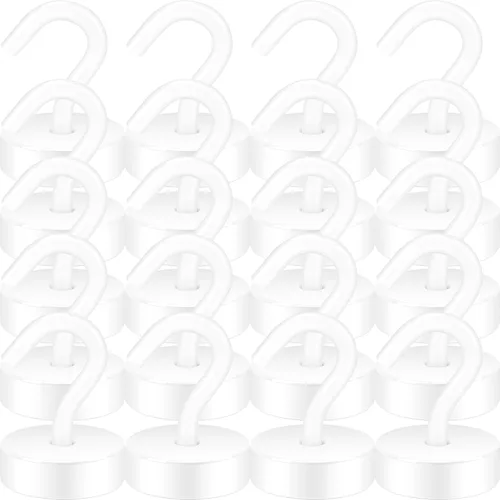 Miniatura 31 de Neosmuk Ganchos magnéticos, esenciales para cruceros, más de 32 libras, ganchos magnéticos resistentes para cabinas de cruceros, refrigerador