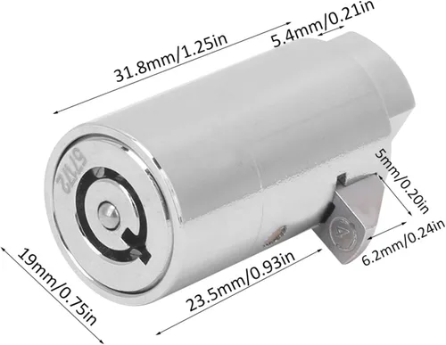 Miniatura 2 de Cerraduras de máquina expendedora, cerradura de máquina expendedora de alta seguridad y cerradura de llave y llave para suministros de oficina