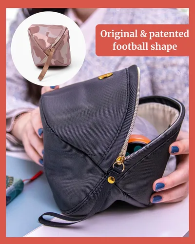 Miniatura 7 de Bolsa de extractor de leche portátil, se adapta a Elvie, Willow, Momcozy y todos los demás, bolsa de bomba pequeña beige con correa para la muñeca