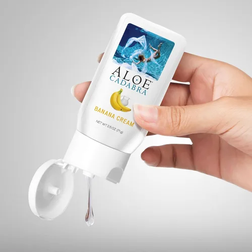 Miniatura 5 de Aloe Cadabra Lubricante personal saborizado e hidratante vaginal, lubricante orgánico de aloe comestible para hombres, mujeres y parejas, no mancha