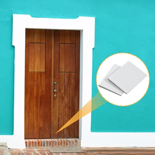 Miniatura 4 de 14 sellos de puerta de esquina, esquina de puertas exteriores, burlete autoadhesivo para marco de corriente, para protección contra la intemperie