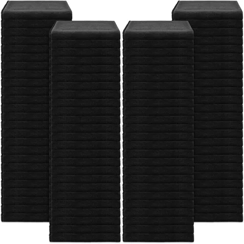 Newwiee 100 toallas grandes de microfibra negra a granel de 16 x 27 pulgadas, toallas absorbentes de secado de pelo, toallas de mano a prueba de