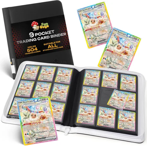 Miniatura 17 de FunGuys Toploader - Carpeta de almacenamiento para tarjetas, 252 carpetas con 9 bolsillos superiores, colección de tarjetas para Yugioh, MTG, TCG