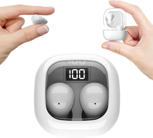 Miniatura 11 de Auriculares Mini Invisibles para Dormir para Personas que Duermen de Lado, Canales de Oídos Pequeños para Mujeres, Inalámbricos Bluetooth de Perfil