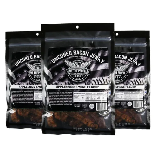 Miniatura 4 de We The People Fundas - Humo de madera de manzano - Cecina de tocino - Bolsa de 2 oz