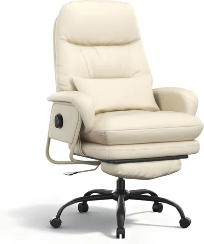 Miniatura 3 de FLEXISPOT Tumbona 2 en 1 para interiores con ruedas, reposapiés reclinable de 90-165°, sillas de oficina en casa para sala de estar, dormitorio