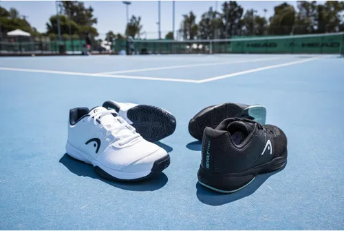 Miniatura 6 de HEAD Mens Revolt Court Tennis Shoes Black and Teal