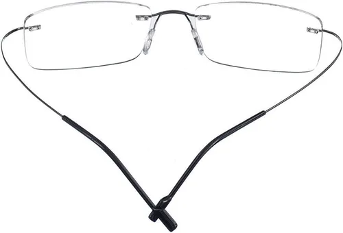 Miniatura 4 de Super Light 100% Titanium Working Rimless Reading Glasses +0.50 To +6.00