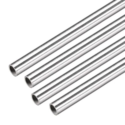 Miniatura 11 de uxcell 4 tubos de tubo capilar de acero inoxidable 304 de 0.114 in de identificación de 0.193 in de diámetro exterior de 11.811 in de longitud