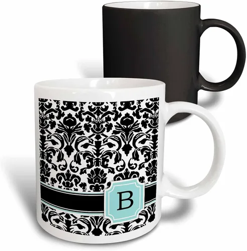 Miniatura 9 de 3D Rose 154351_6 - Taza de cerámica, color azul y blanco