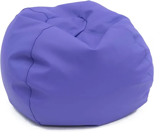 Miniatura 16 de Children's Factory Puf redondo de 26 pulgadas, puf con funda resistente al agua para niños, asiento flexible para aula primaria, fácil de limpiar
