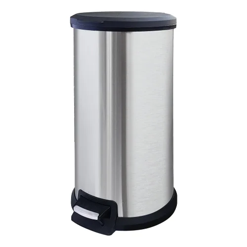 Miniatura 24 de Cubo de basura pequeño para baño con tapa, cubo de basura de 1.3 galones con cubo interior extraíble, cubo de basura delgado con tapa de cierre