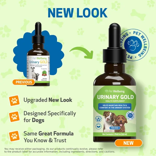 Miniatura 2 de Pet Wellbeing Oro urinario para perros – Formulado por veterinarios – Soporte para el tracto urinario con múltiples hierbas – Salud de la vejiga