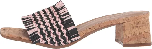 Miniatura 12 de Aerosoles Sandalias de tacón Rufina para mujer, Rosa Combo Rafia Vegana