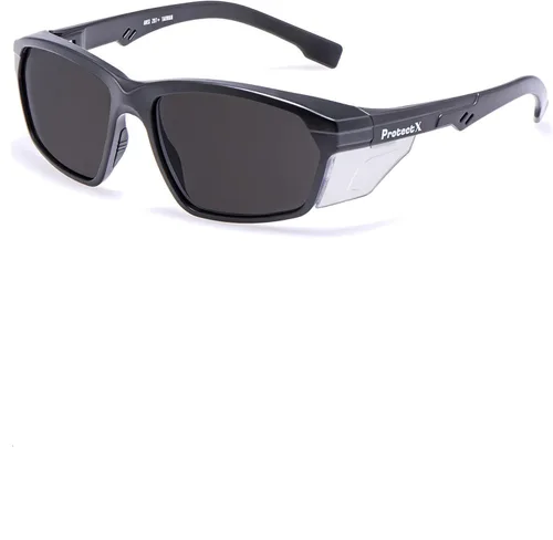 Miniatura 41 de ProtectX Anteojos de seguridad clásicos, lentes antivaho resistentes a los arañazos, gafas protectoras para el trabajo, interior/exterior, ANSI Z87.1