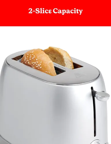 Miniatura 5 de Betty Crocker Tostadora multifunción de 2 rebanadas, tostadora de 2 rebanadas con ranuras extra anchas para pan grueso, bagel y gofre, dial