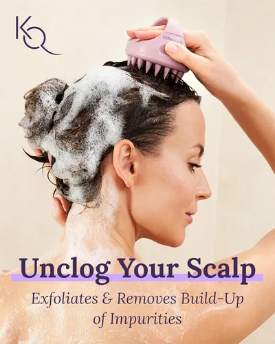 Miniatura 3 de Keranique Estimulador manual del crecimiento del cabello del masajeador de la terapia del cuero cabelludo para el cabello seco o mojado