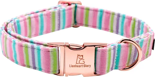 Miniatura 40 de Lionheart glory Collar de perro, Collar de perro azul Collar de perro para niños Collar ajustable de dinosaurio para perros pequeños Regalo