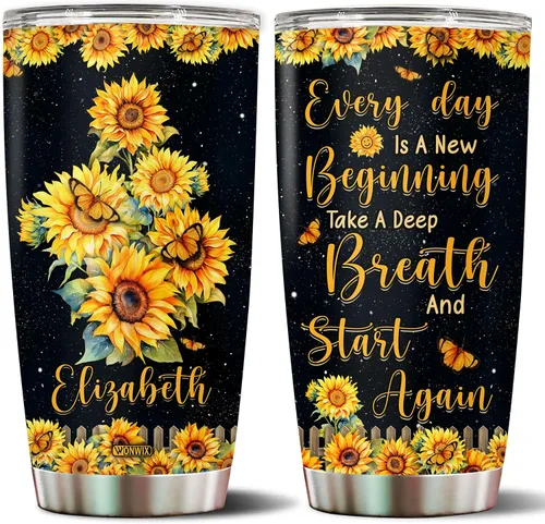 Miniatura 11 de Regalos personalizados de bajo para hombres, taza de café aislada de acero inoxidable de 20 onzas, vaso de viaje con tapa, regalo para amantes