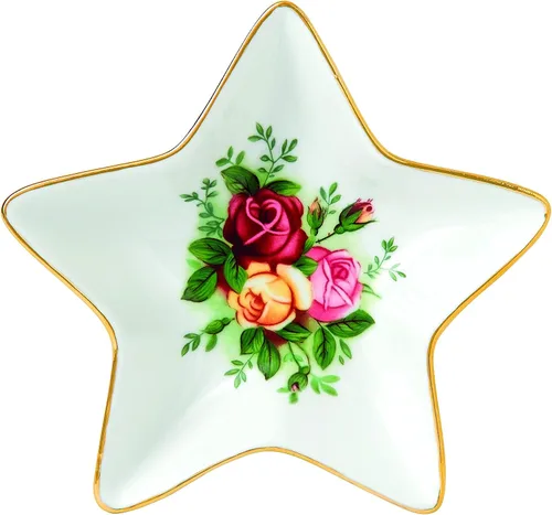 Miniatura 10 de Juego de taza y platillo de té, diseño de rosas del campo, Juego de 5 cubiertos de mesa