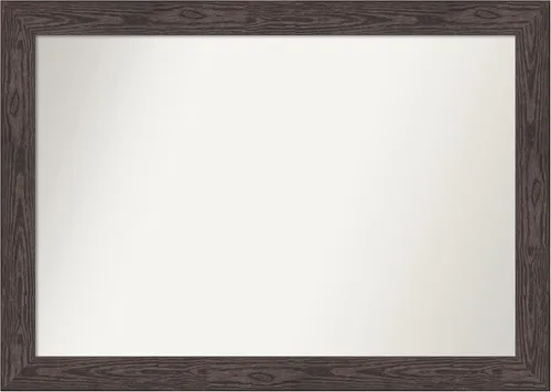 Miniatura 478 de Amanti Art Espejo personalizado, espejo de baño negro puente, espejo de pared o espejo de tocador de baño sobre el fregadero (26 x 26 pulgadas)