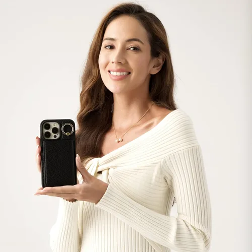 Miniatura 7 de Funda para iPhone 14 Pro Max de 6.7'', Funda Cartera Cruzada Desmontable con Ranuras para Tarjetas con Bloqueo RFID, Soporte de Anillo de 360°