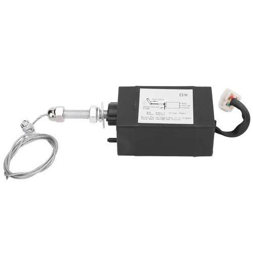 Miniatura 6 de Solenoid Valve, Disel Engine Solenoid Valve Plastic Normally Open Stop Controller DC24V Shut Off Stop, Automotive Starter Solenoids
