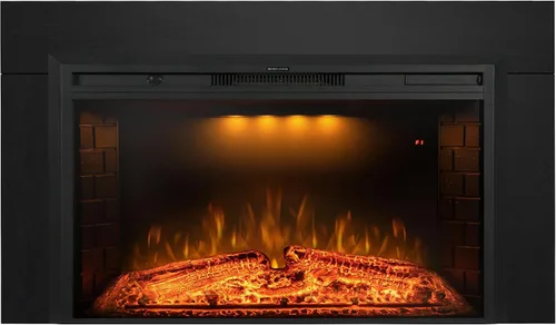 Miniatura 8 de Insertos de chimenea eléctrica de 33 pulgadas con kit de molduras