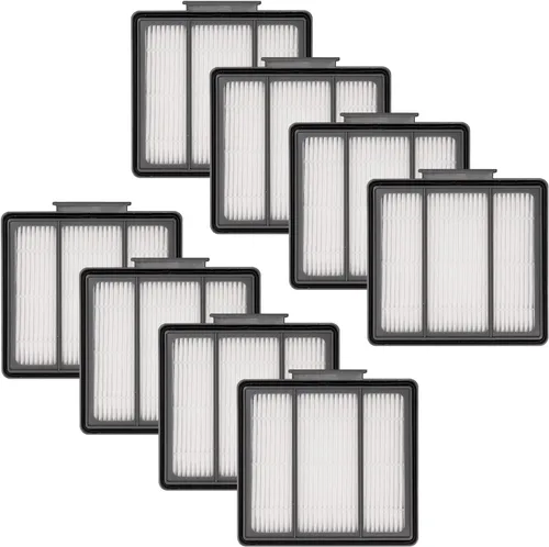 (8 piezas) Filtro HEPA compatible con Shark AV752 AV753 AV751 R85 RV850 RV850WV S87 RV851WV RV761 RV700_N RV720_N RV750_N, kit de accesorios de