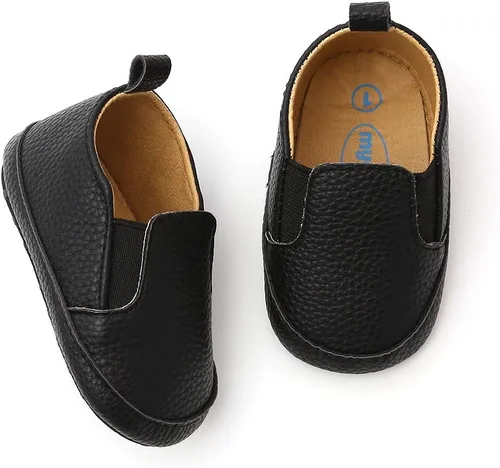 Miniatura 4 de E-FAK Zapatos unisex para bebés, niños y niñas, antideslizantes, para recién nacidos, primeros pasos, zapatos de cuna